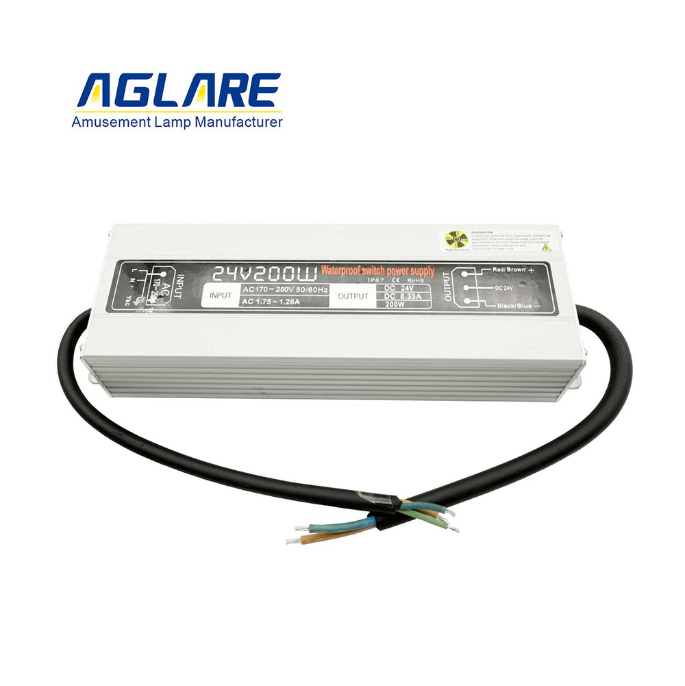 200W DC 12/24V 16.6A IP65 led switching power supply