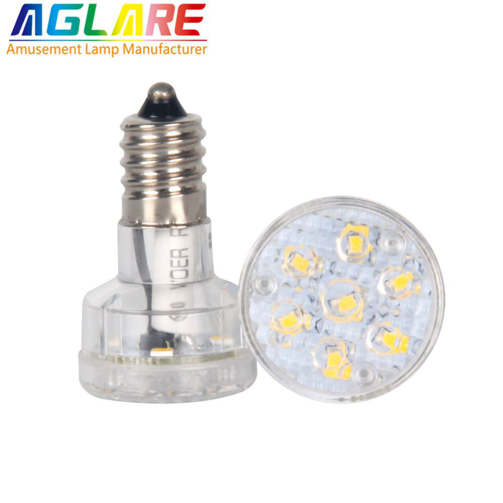 LED E14 AC60v 24v白色LED光源灯泡  LED游乐设备灯泡照明