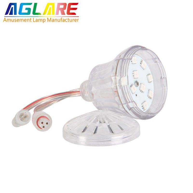 60mm Traditional classic style Waterproof 24v dream color pixel rgb led light bulb 60mm 18leds