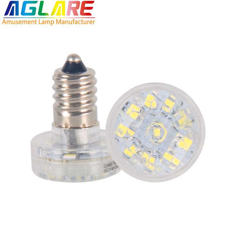  E14 LED光源灯泡单色14灯 Ac60v游乐设备LED灯泡照明
