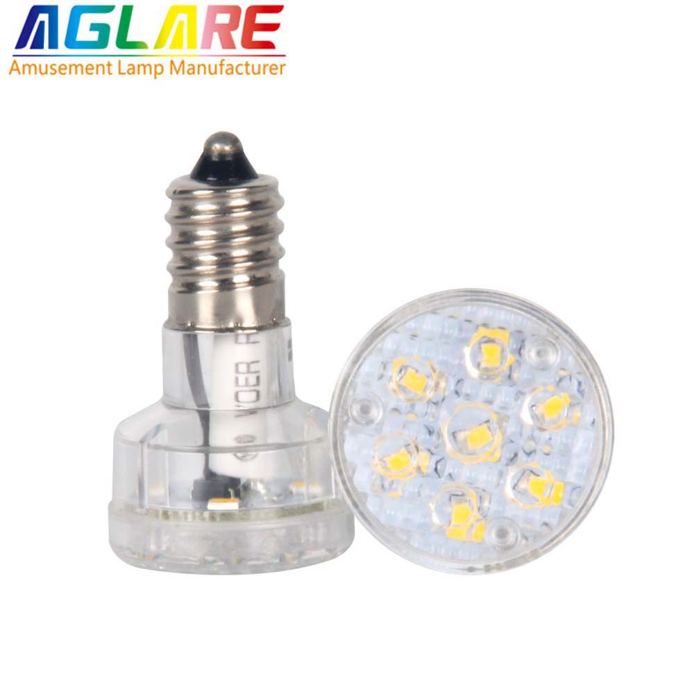 LED E14 AC60v 24v白色LED光源灯泡  LED游乐设备灯泡照明